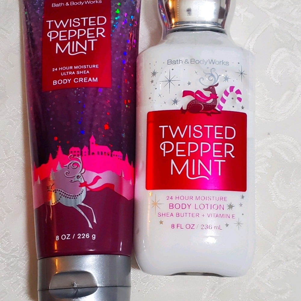 Brand new Bath & Body Works Twisted Peppermint b
